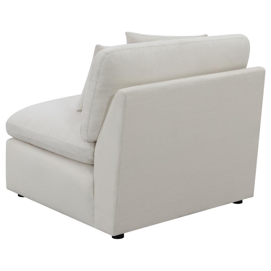 Hobson - Armless Chair - White