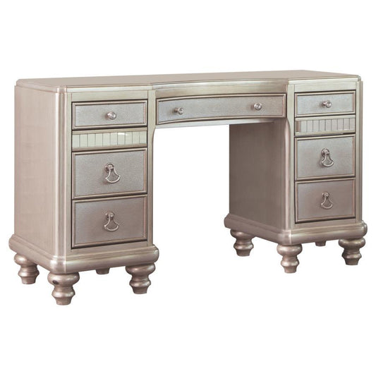 Bling Game - Vanity Desk - Pearl Silver