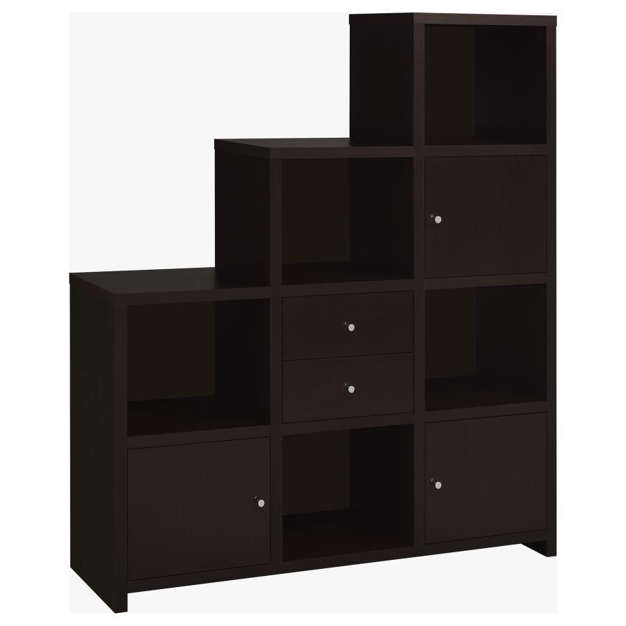 Coaster - Bookcase with Cube Storage Compartments