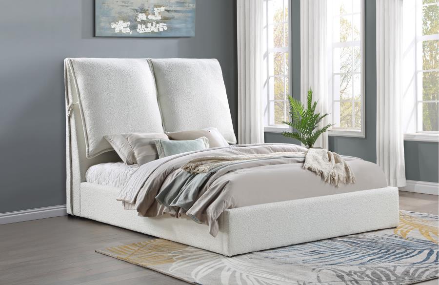 Queen Bed - White