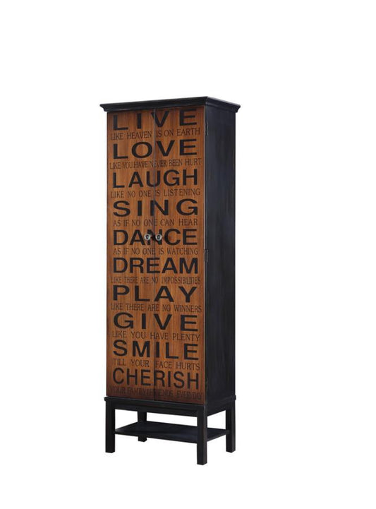 Lovegood - 2-door With Messages Accent Cabinet - Brown