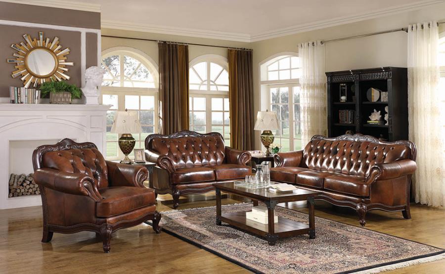 Victoria - Sofa - Brown