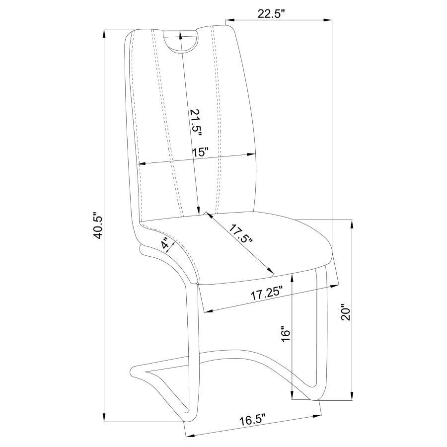 Brooklyn - Side Chair (Set of 4) - Gray