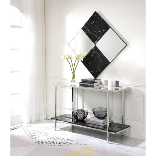 Angwin - Wall Mirror - Mirrored & Faux Marble