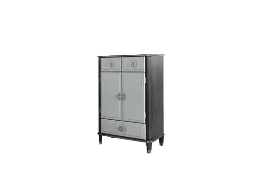 House - Beatrice Chest - Charcoal & Light Gray Finish