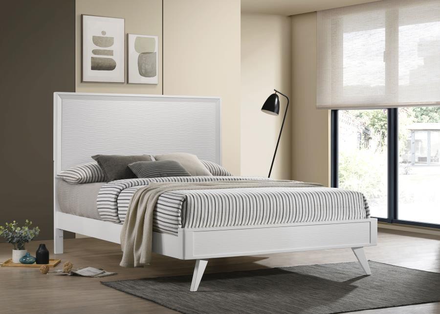 53.25" Height Queen Bed - White