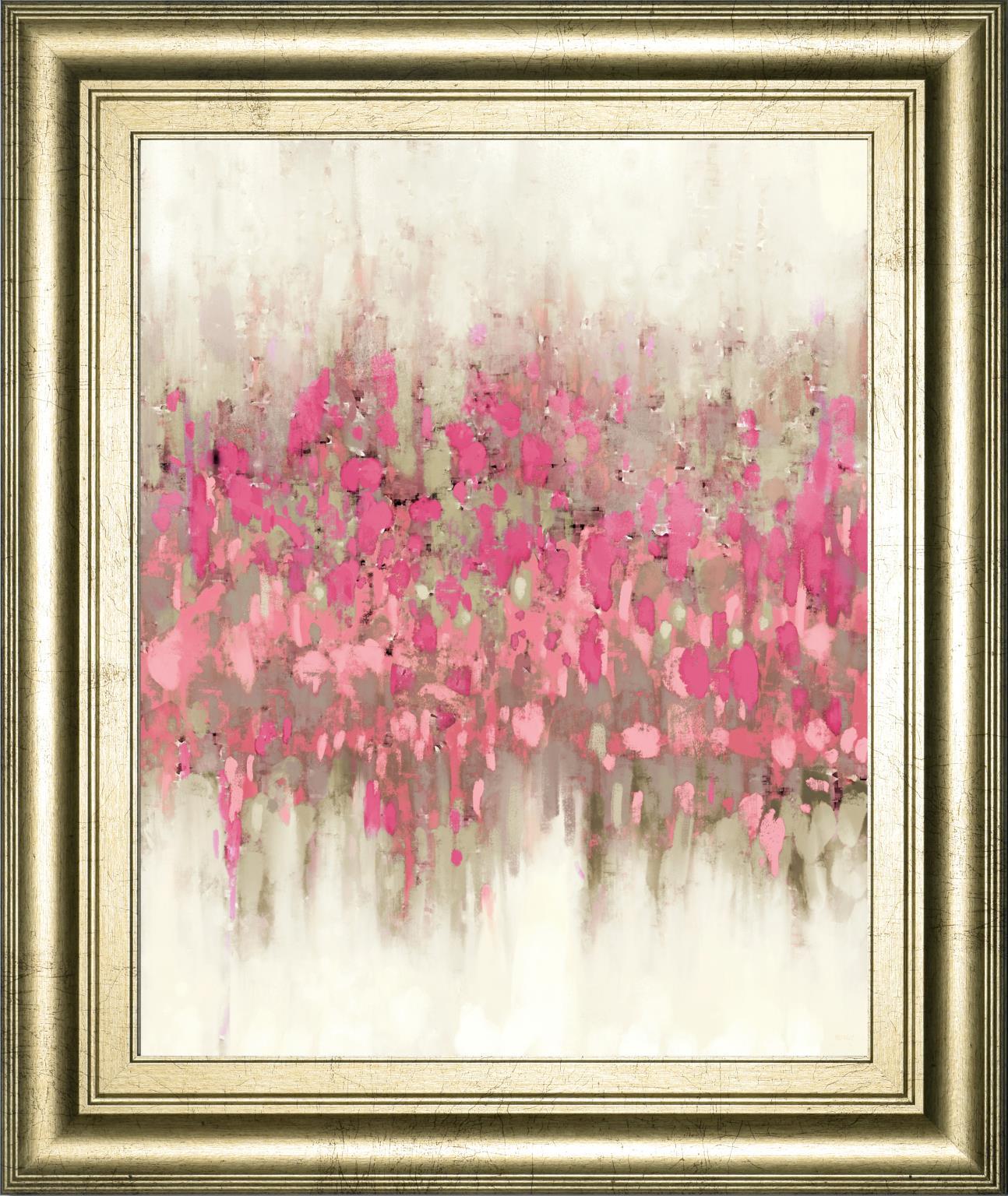 Crossing Abstract I By DanMeneely 22x26 - Pink