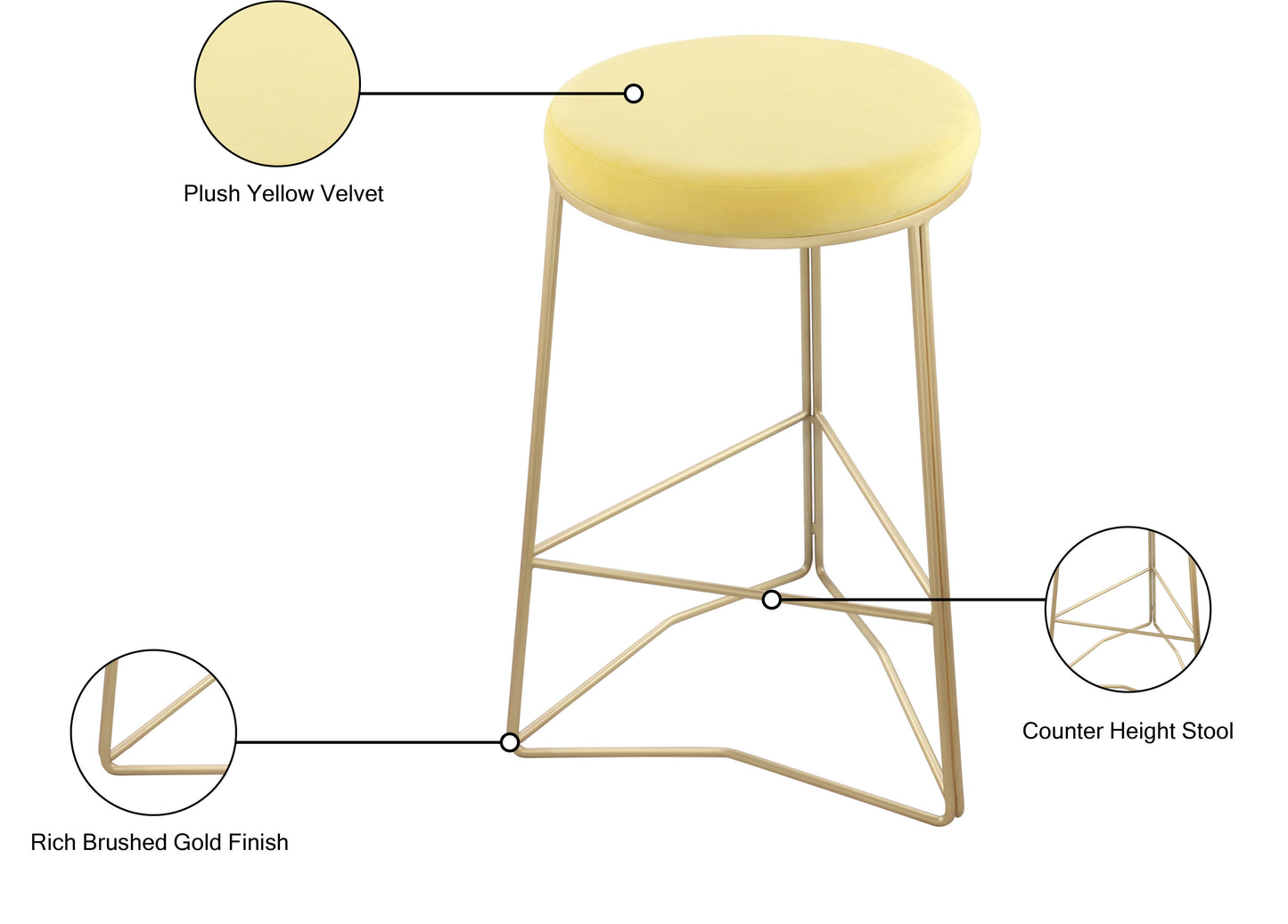 Tres - Counter Stool