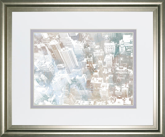 Empire View I By DanMeneely 34x40 - Pearl Silver