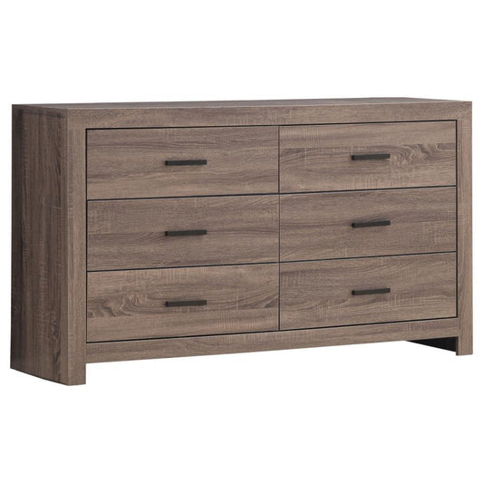 Brantford - 6-Drawer Dresser - Barrel Oak