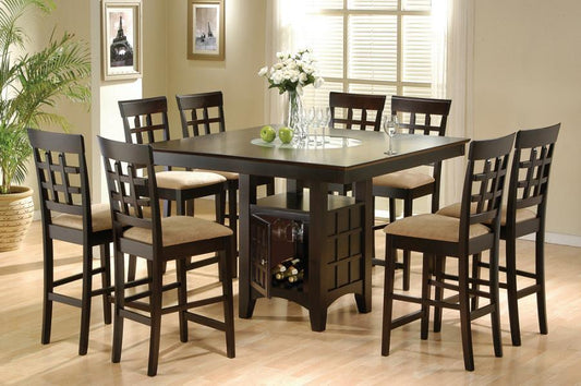 Clanton - Counter Height Table 5 Piece Set - Dark Brown