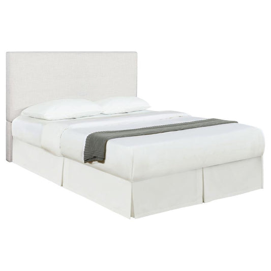 Pirro - King Headboard - White - Fabric