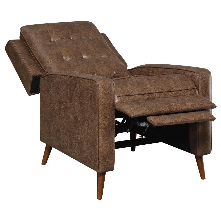 Davidson - Push Back Recliner - Brown
