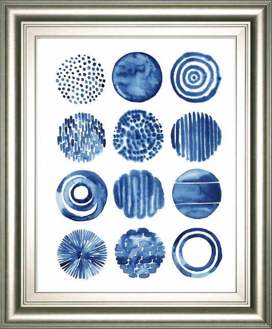 Differing Drops I By Grace Popp 22x26 - Blue