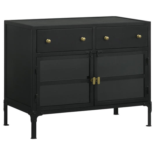 Sadler - Accent Cabinet - Black - Metal