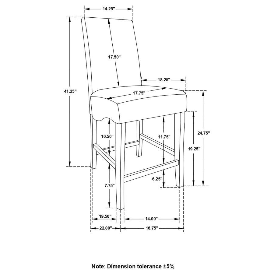 Stanton - Counter Height Chair (Set of 2) - Gray