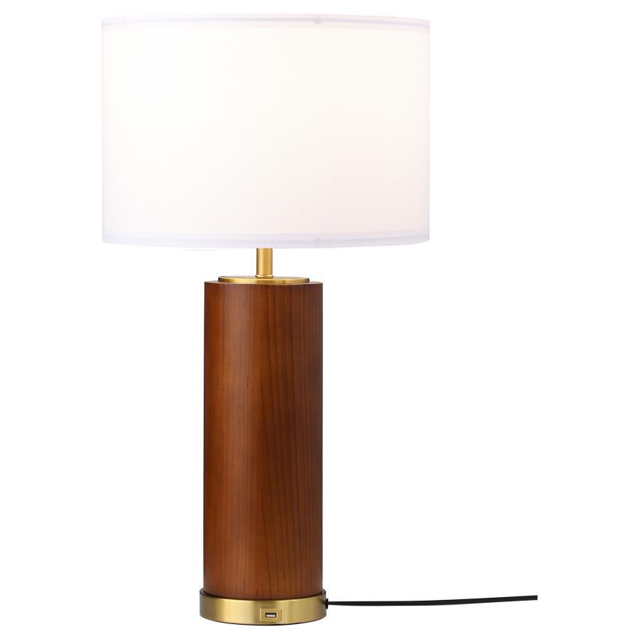 Table Lamp Metal - Dark Brown