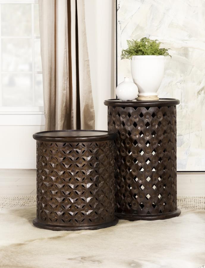 Krish - Active Accent Table - Dark Brown