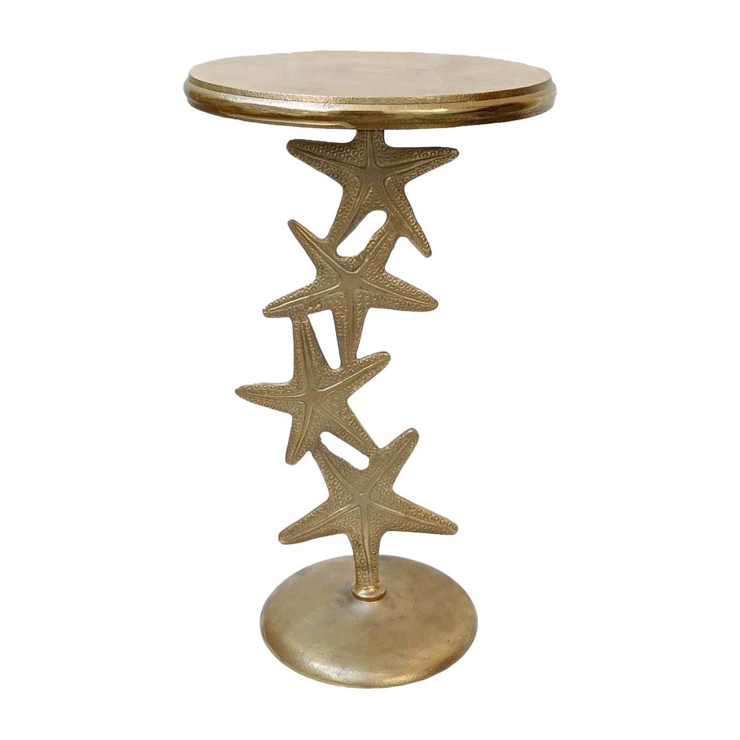 Metal Starfish Side Table 14 / 25" - Gold