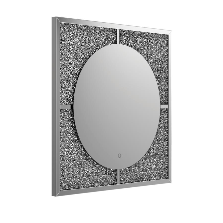 Theresa - Led Wall Mirror - Gray