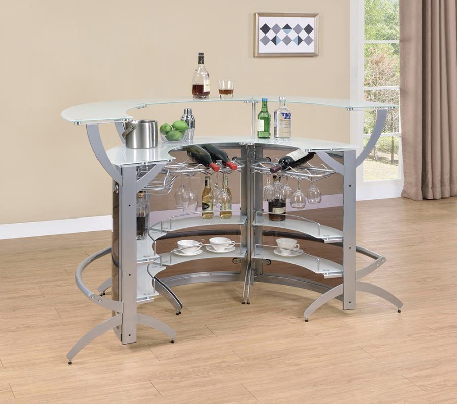 Coaster - 3 Pc. Bar Unit Set