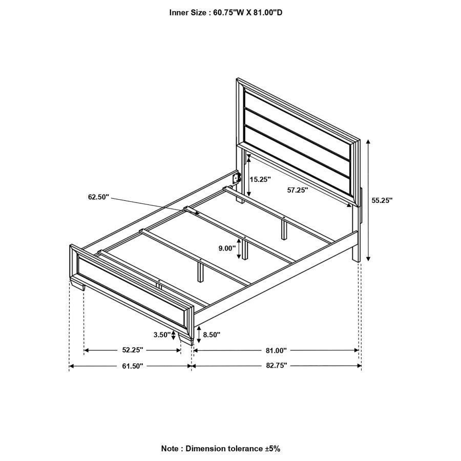 Brandon - Panel Bed