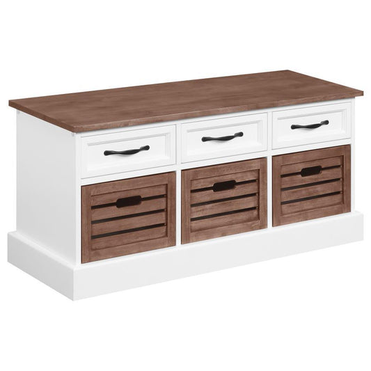 Coaster - 3-drawer Storage Bench