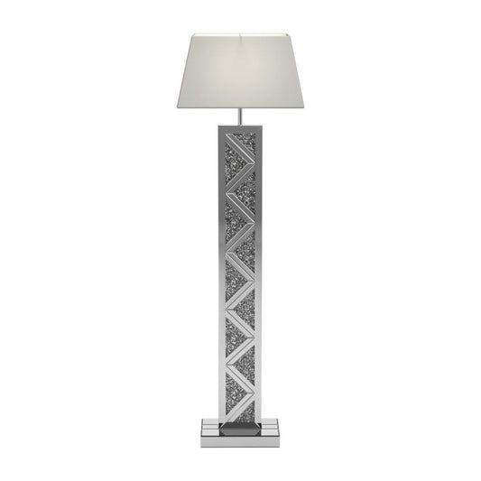 Carmen - Base Floor Lamp - Pearl Silver