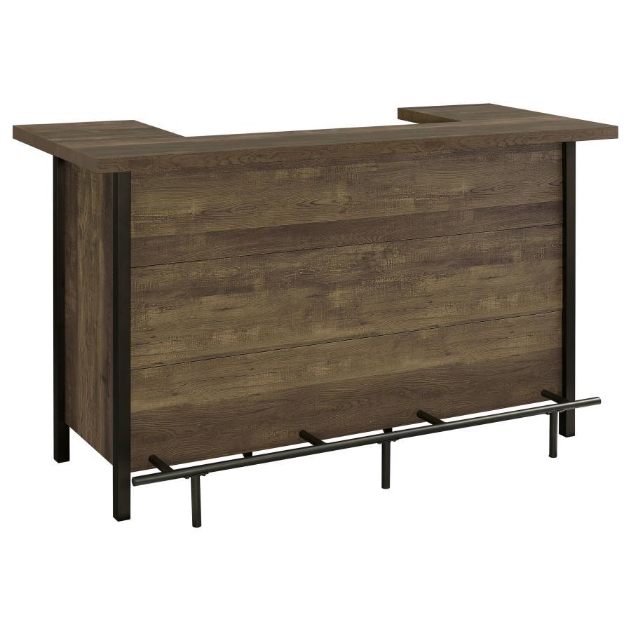 Bellemore - Rectangular Storage Bar Unit - Brown