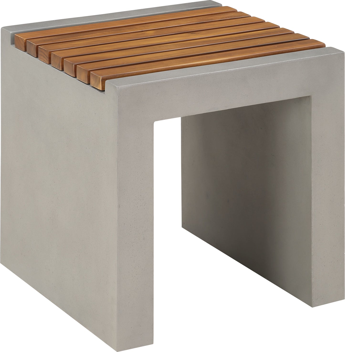 Rio - End Table - Light Grey - Concrete