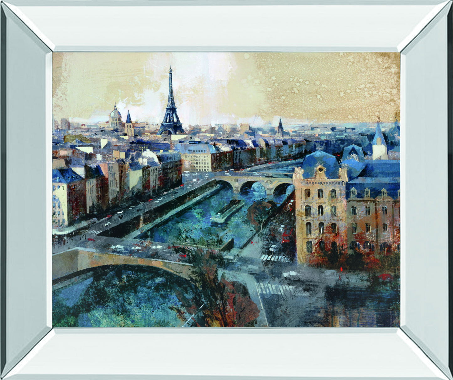 Ciel De Paris By Bofarull, M. - Mirror Framed Print Wall Art