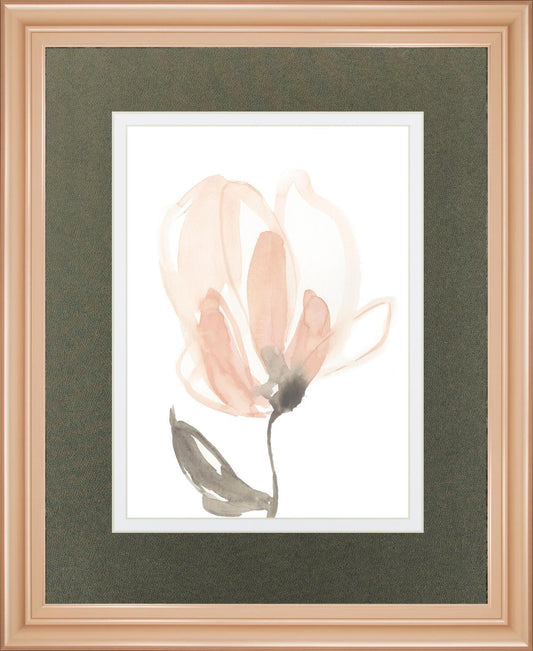 Blush Petals II By Jennifer Goldberger 34x40 - Beige