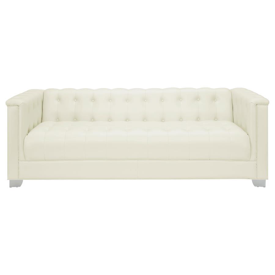 Chaviano - Sofa - Pearl and White