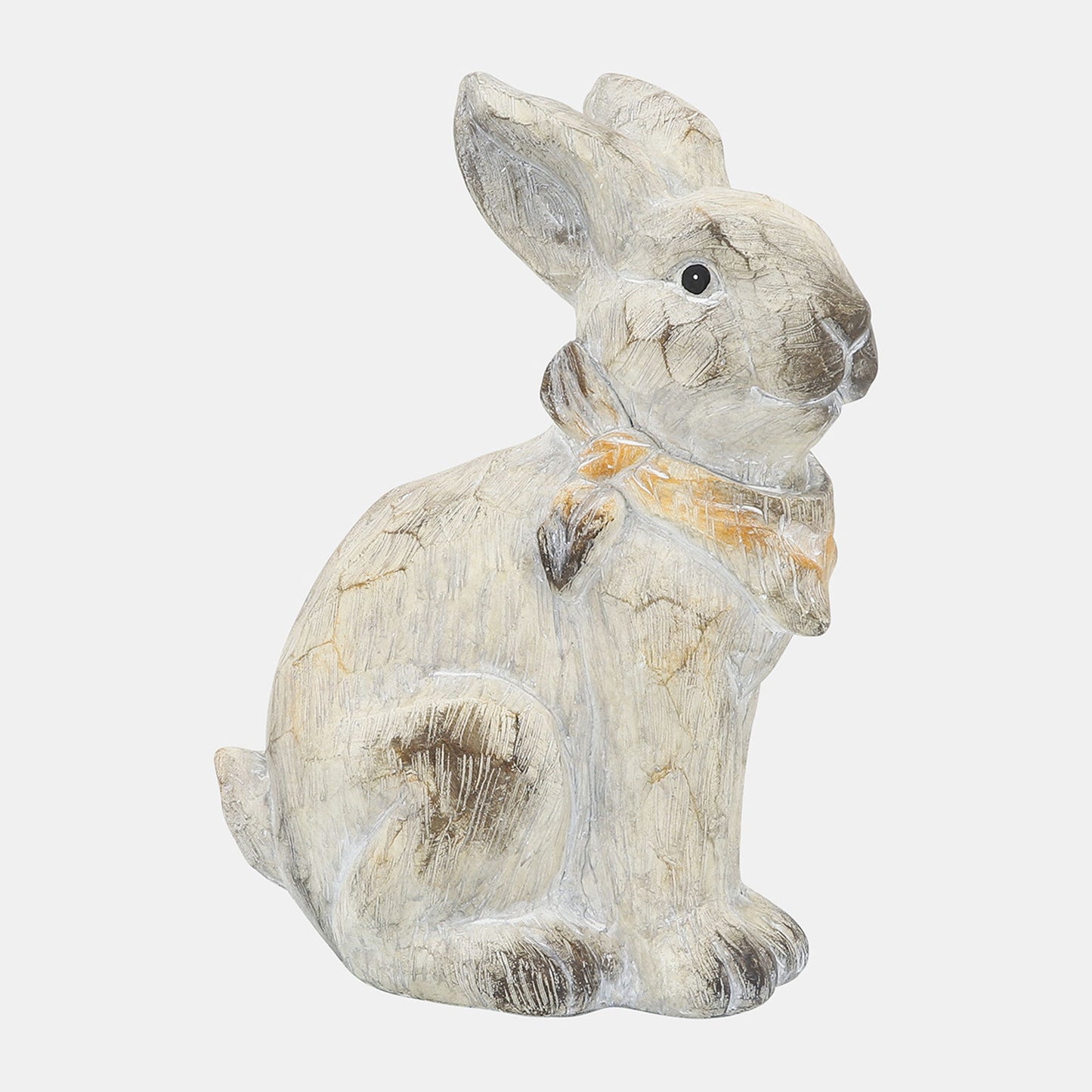 Rabbit Statue Antique - White