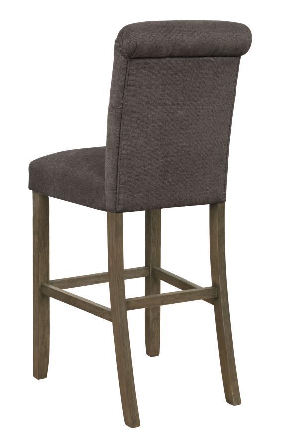 Coaster - Tufted Back Bar Stools (Set of 2)