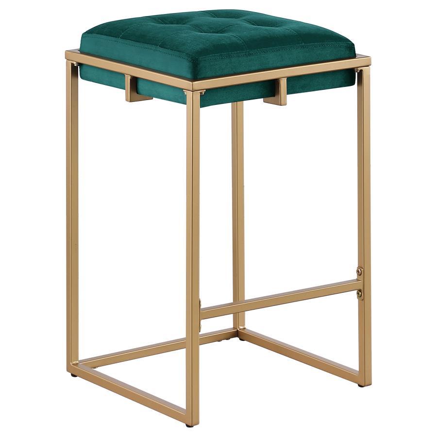 Nadia - Counter Height Stool (Set of 2) - Green