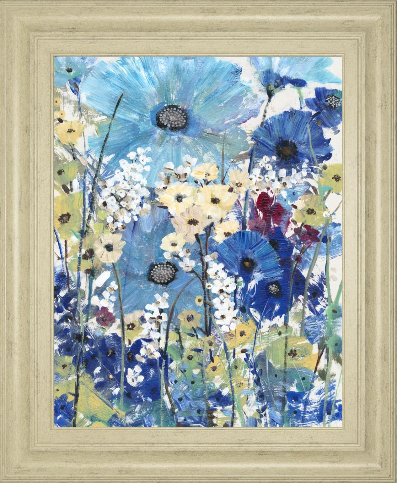 Garden Blues II By Tim OToole 22x26 - Blue