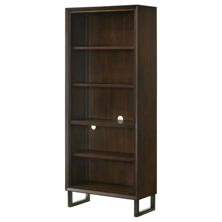 Bookcase Wood - Dark Brown