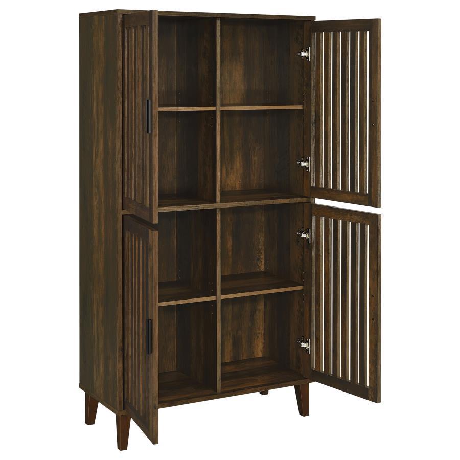 Wooden Accent Cabinet - Dark Pine