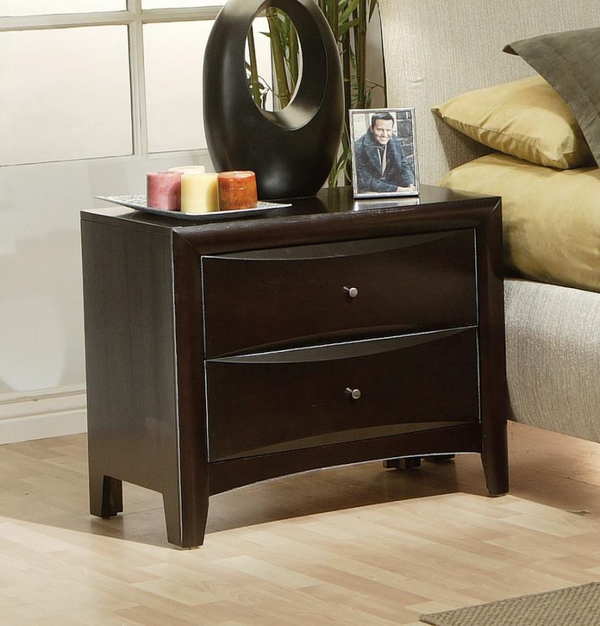 Phoenix - Nightstand - Brown