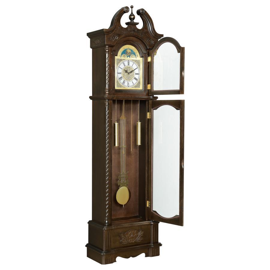 Cedric - Grandfather Clock With Chime - Brown