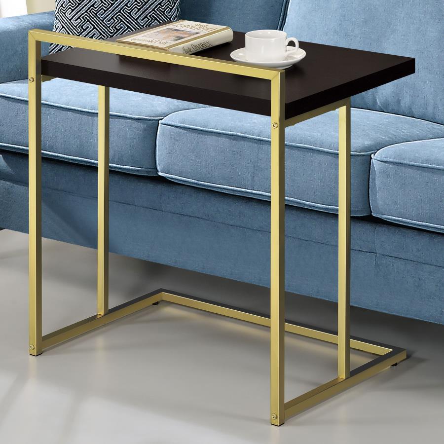 Dani - Snack Table - Brown - Yellow