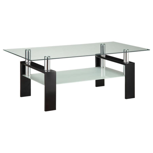 Dyer - Coffee Table With Shelf - Black