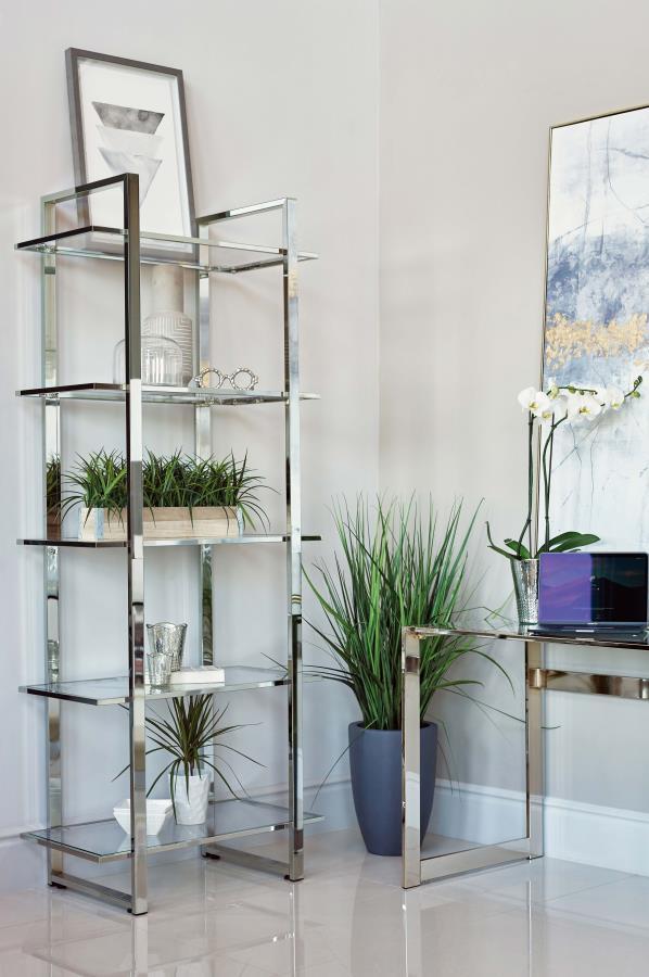 Hartford - Bookcase - Pearl Silver