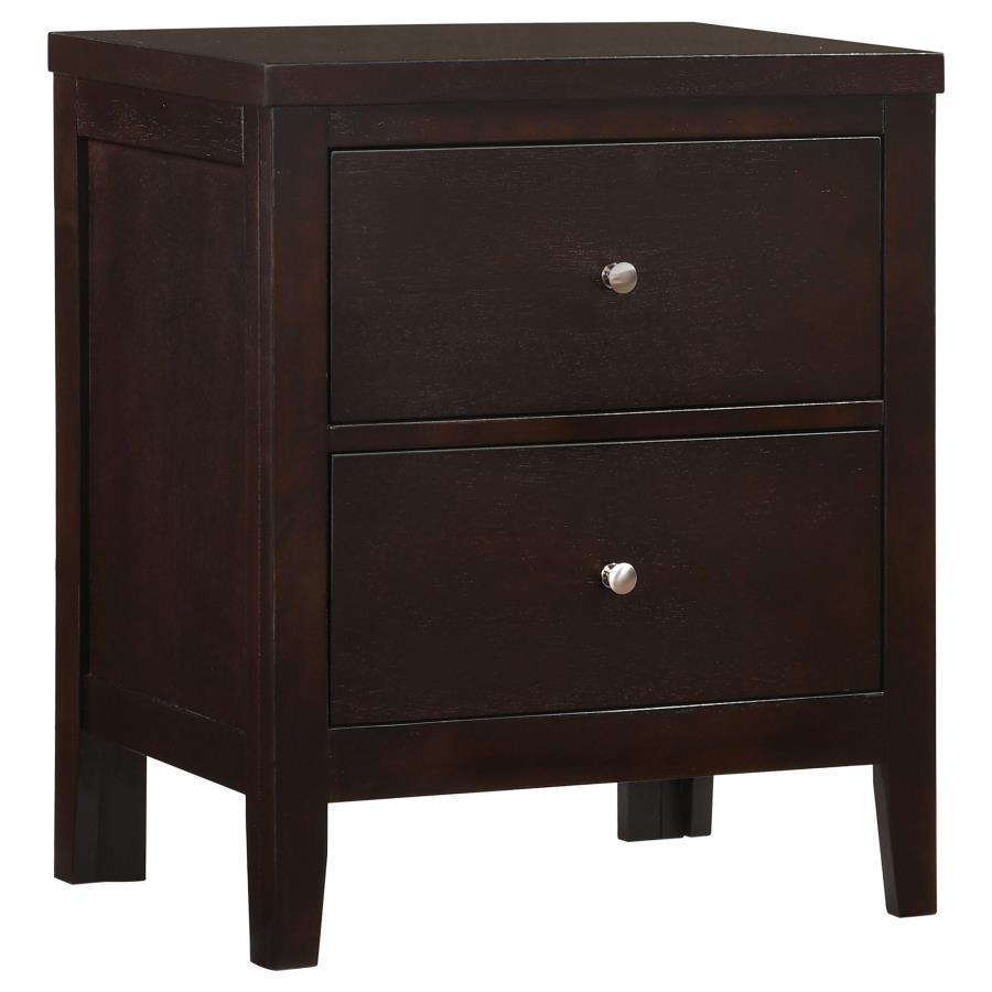 Carlton - 2-drawer Rectangular Nightstand