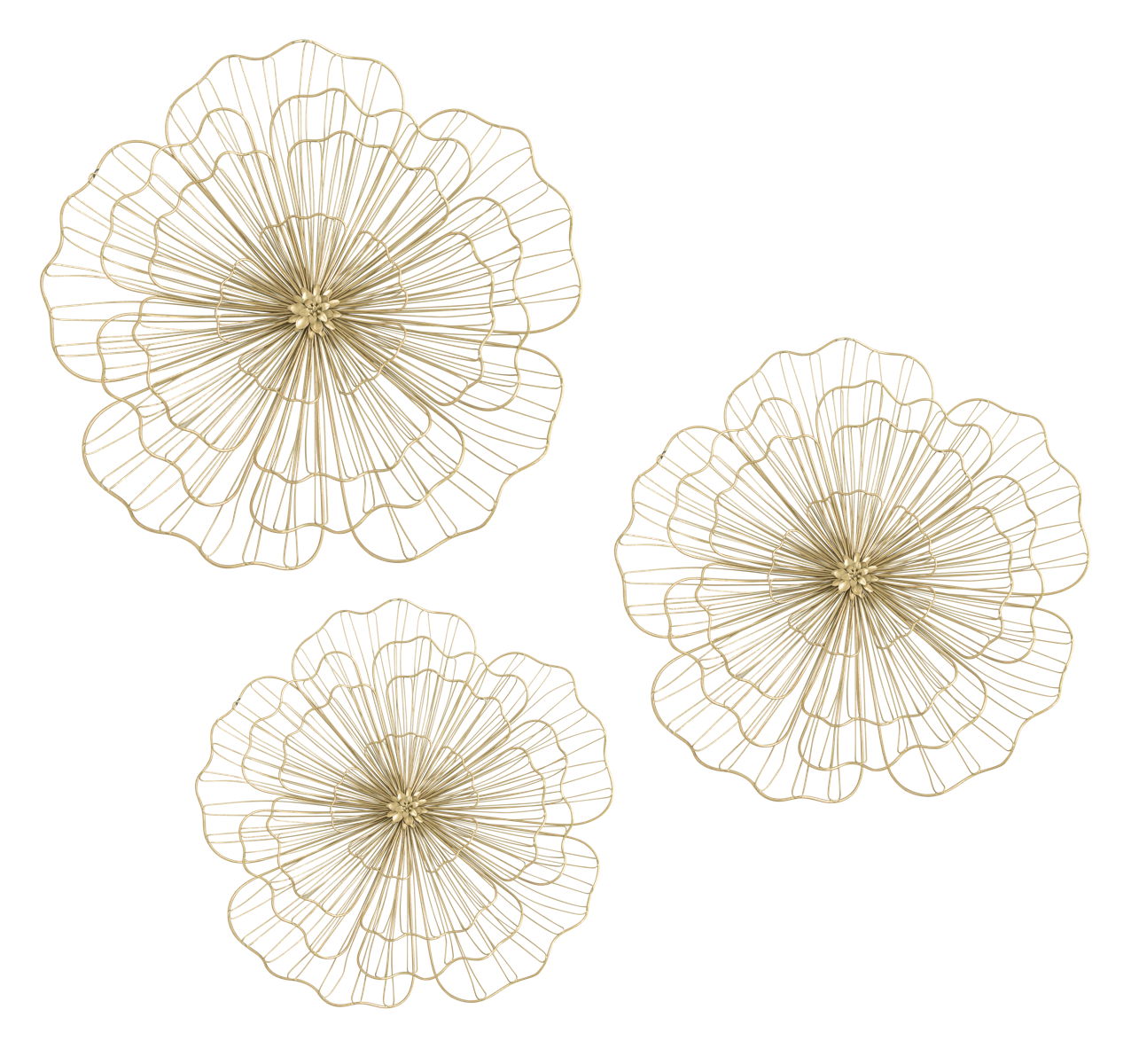 Three Wire Flowers