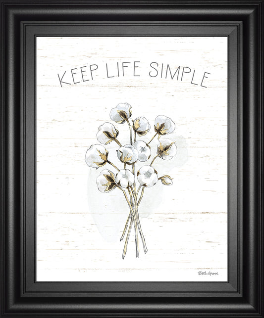 Farmhouse Cotton IV By Beth Grove - Framed Print Wall Art