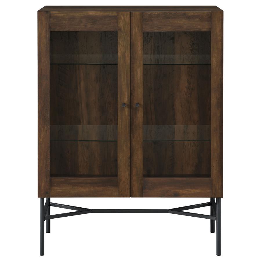 Bonilla - Accent Cabinet With Trestle Base - Brown