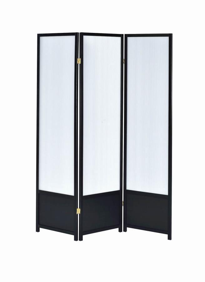 Calix - 3-Panel Folding Screen - White