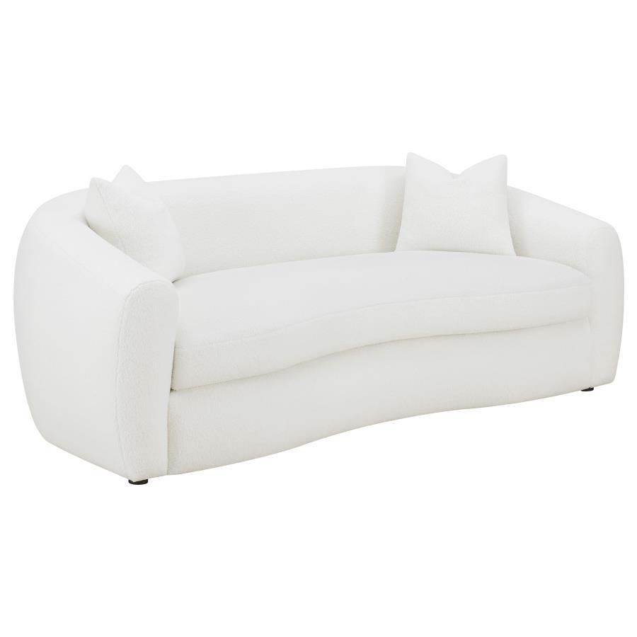 Isabella - 3 Piece Living Room Set (Sofa, Loveseat and Chair) - White